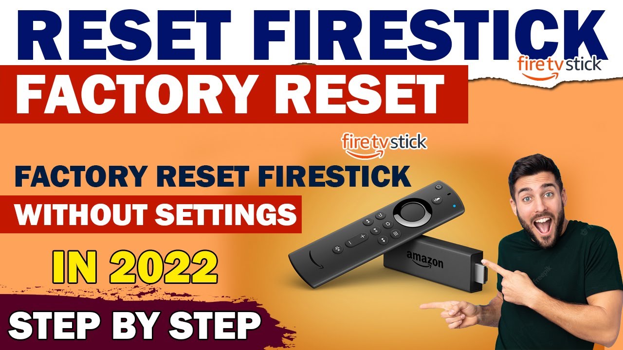 How To Reset Firestick Firetv Stick Reset Factory Reset Firestick Without Settings YouTube How to reset firestick firetv stick reset factory reset firestick without settings youtube