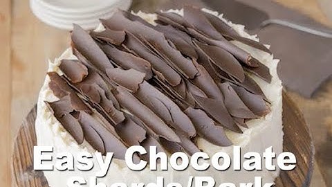 Easy Chocolate Shards/Bark