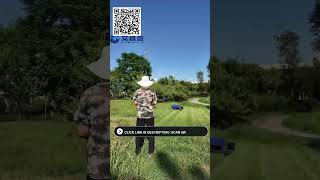 Customized Petrol Powered Lawn Mower Robot Flail Mower Remote Control Robotic Lawn Mower For Park W