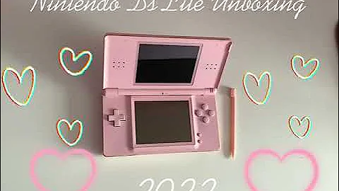Coral Pink Nintendo Ds Lite Unboxing In 2022 *one day late || SimpliiCookii