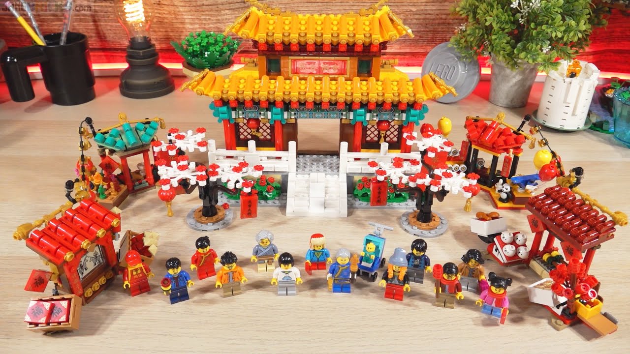 Build ⏩ LEGO Chinese New Year Temple Fair 80105