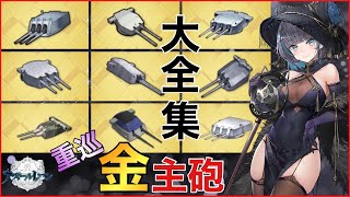 【装備解説】知らないと「損」するかも・・・重巡砲の選び方⁈　2022年5月版金重巡砲を一挙紹介！　【アズールレーン_Azur Lane_碧蓝航线】