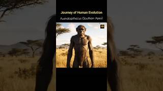 Journey of Human Evolution #evolution #shortfeed