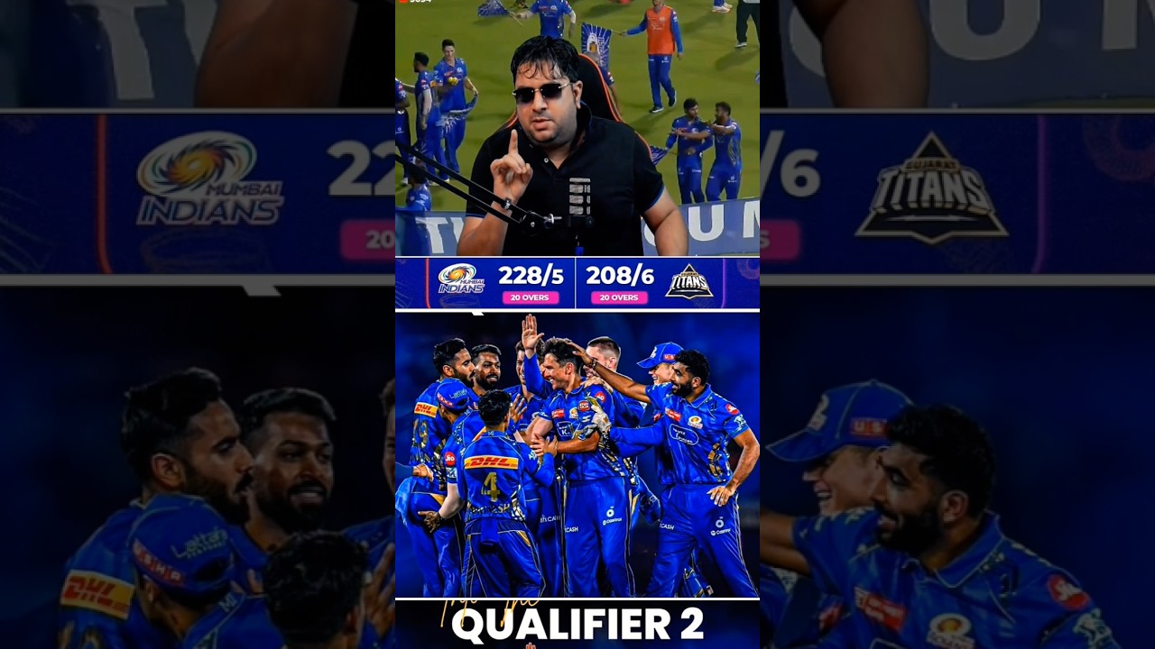 MI Knock GT Out of IPL 2025! Eliminator Mayhem 🔥 | GT vs MI Highlights! 