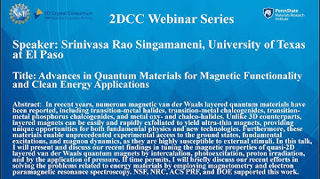 Advances in Quantum Materials for Magnetic Functionality and Clean Energy Applications