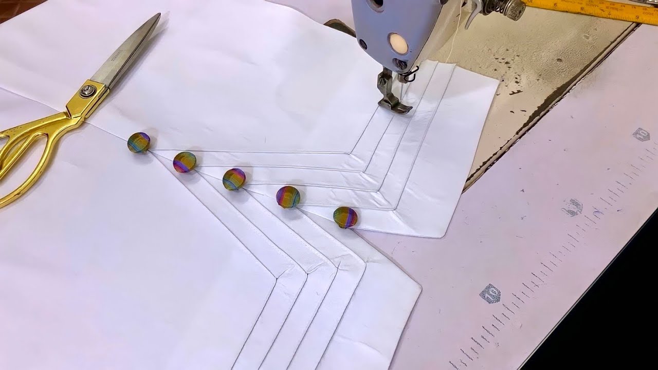 Simple & Beautiful Pintucks Trouser poncha  - pintex trouser design 2023