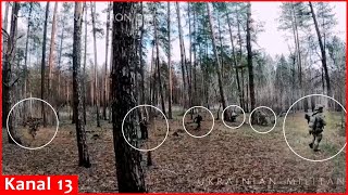 Russians seek to break out of the siege - Face-to-face combat with Russians in the forest