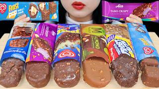 ASMR FEAST POP AICE CHOCOLATE ICE CREAM 🍫 CAMPINA TROPICANA, MAGNUM ALMOND, GLICO FROSTBITE, FEAST