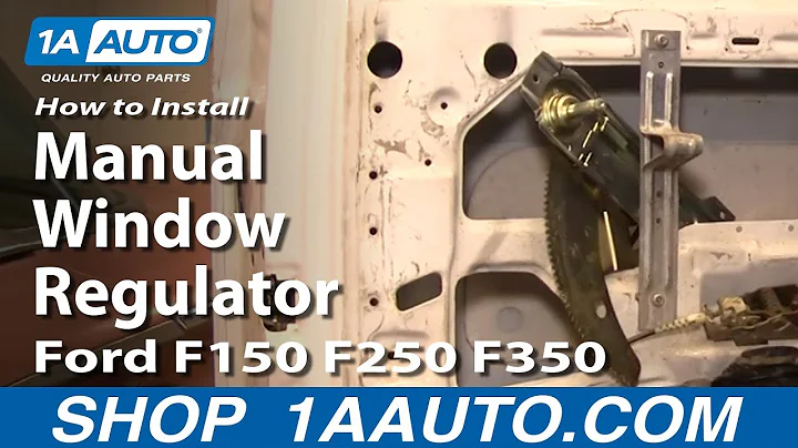 How To Replace Manual Window Regulator 80-96 Ford F-150/250/350