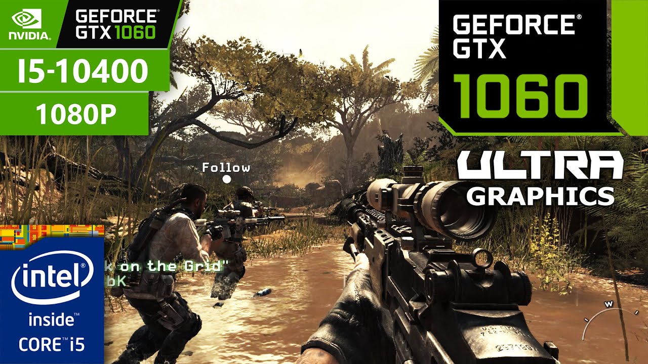 Call of Duty: Modern Warfare 3 GTX 1060 6GB x i5 10400 Ultra Graphics 1080p