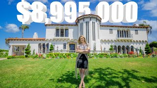 HISTORIC CLIFFORD REID $8,995,000 Hollywood Riviera Mansion in Redondo Beach | Los Angeles Home Tour