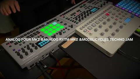 Analog Four MK2 Analog Rytm MK2 Model:Cycles Melodic Minimal Dub Techno Session