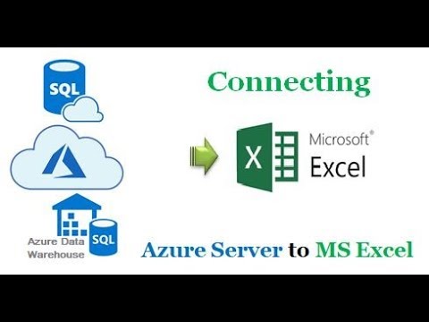 Azure Server - Configuring Connection with Excel