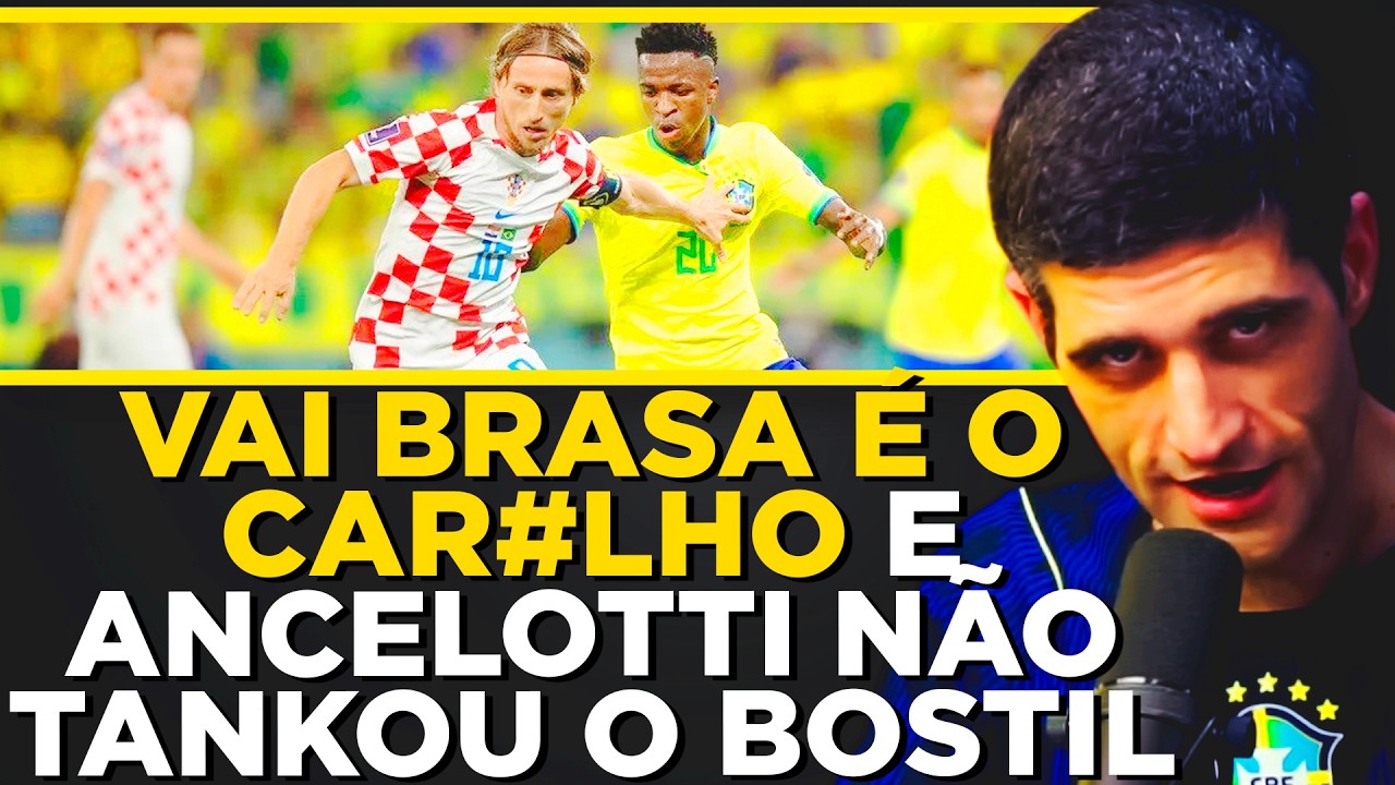 BRASIL 3 X 1 CROÁCIA: Davy Jones SOLTA O VERBO sobre Endrick e Vinicius Jr.