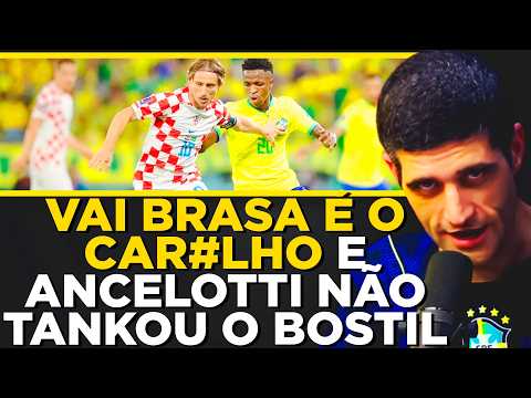 BRASIL 3 X 1 CROÁCIA: Davy Jones SOLTA O VERBO sobre Endrick e Vinicius Jr.