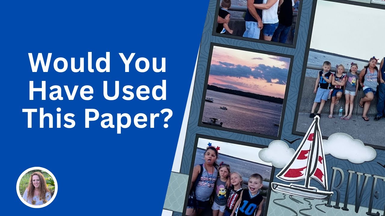 12x12 Scrapbook Layout Idea | Where I Find Inspiration