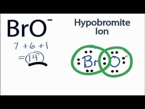 Vidéo: Quelle est la formule de l'hypobromite ?