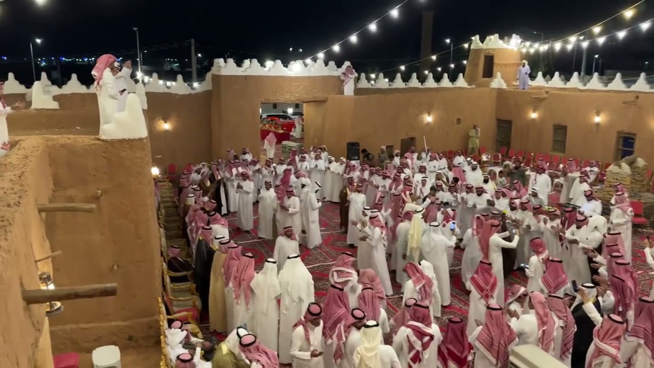 شيلة الدحة في #قصر_الفريح القصيم #عيون_الجواء #عنزه