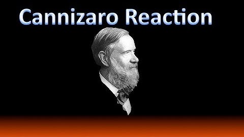 Cannizzaro Reaction Mechanism Part-1 Tutorial by C.V. Kalyan Kumar