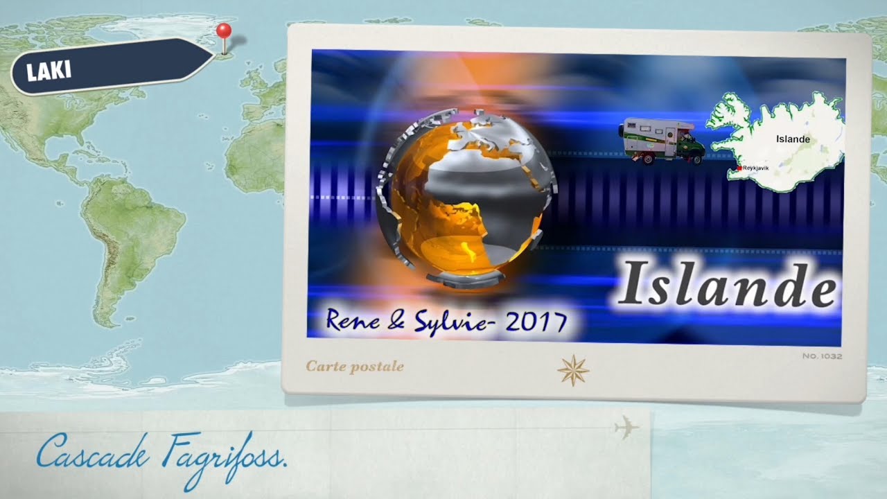 Islande : cascade Fagrifoss. — Fagrifoss — video poster