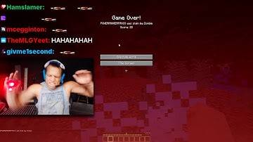 Elke Tyler1-dood in Minecraft Hardcore