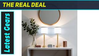 Stunning 30.5" Gold Buffet Table Lamps: Elevate Your Home Decor!