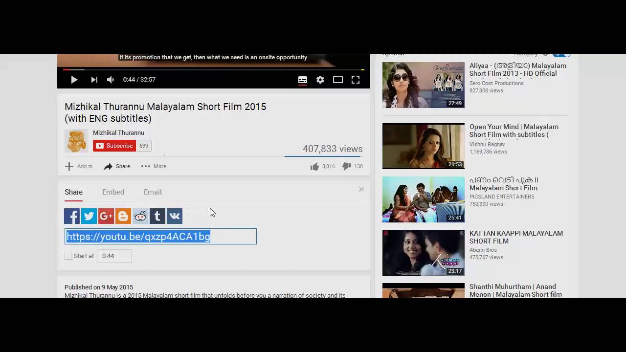 how to copy youtube url YouTube
