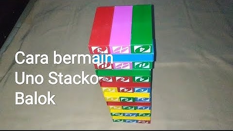 Cara Bermain Uno Stacko Balok