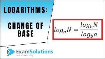 Logarithms - Change of base examples : ExamSolutions Maths Revision