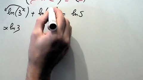 Comment résoudre une équation avec des logarithmes et puissances.