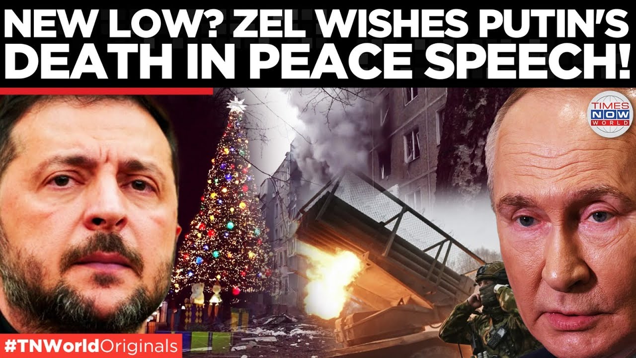 CHRISTMAS SHOCKER: Zelensky Hints at Putin’s Death Amid Missile Barrage, Triggers Kremlin Fury