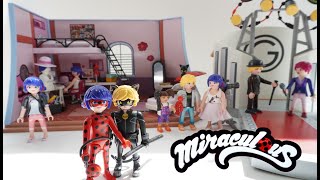 Marinette's Bedroom and Adrien's Fashion Show Miraculous Ladybug Playmobil Playset