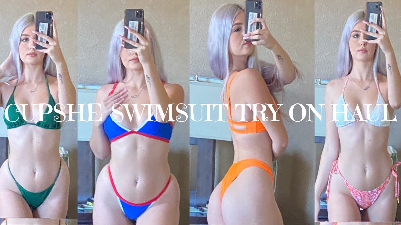 Cupshe Swimsuit Try-On Haul - YouTube