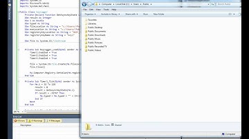 Visual Basic Key Logger - Email, Store & registry Part 2 of 2