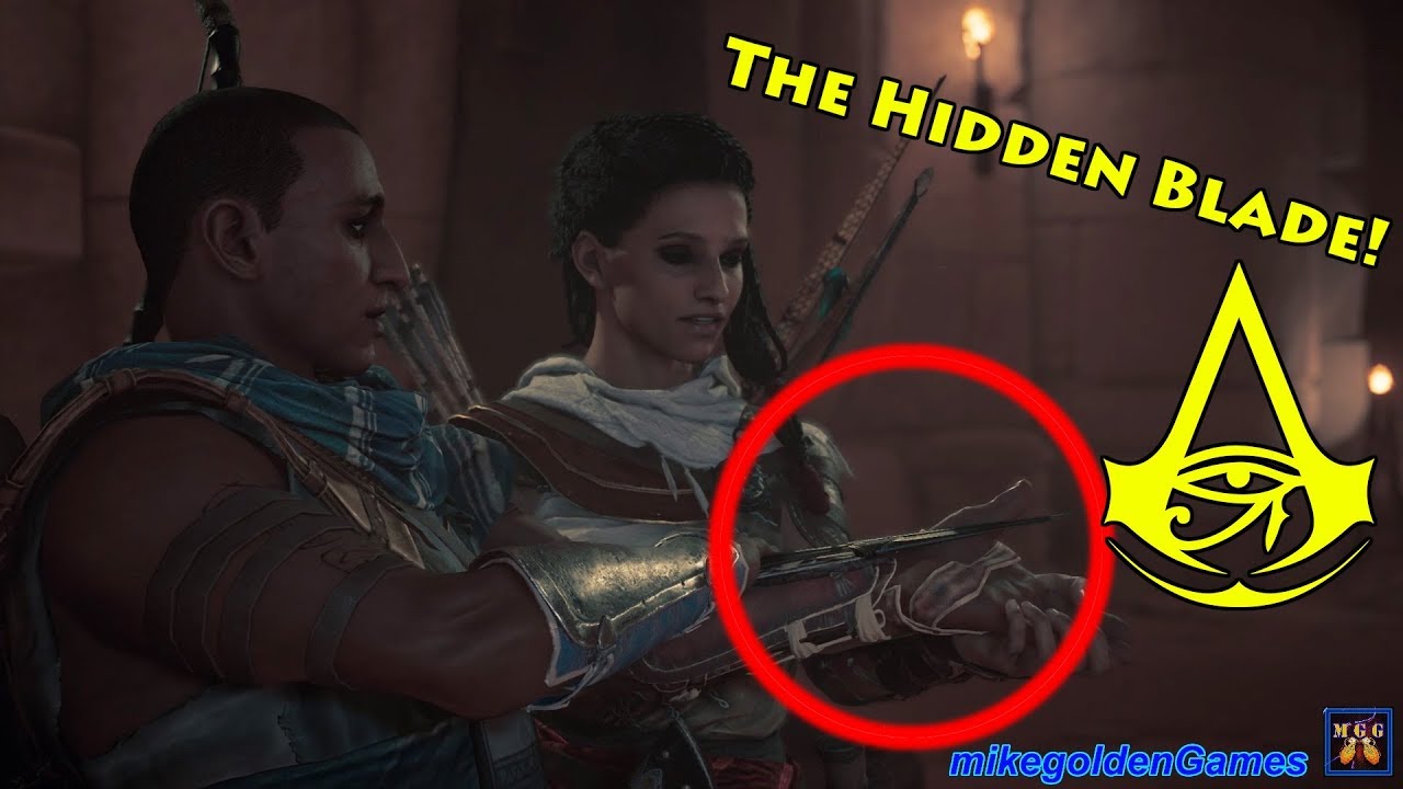 assassins creed origins hidden blade assassins creed origins hidden blade