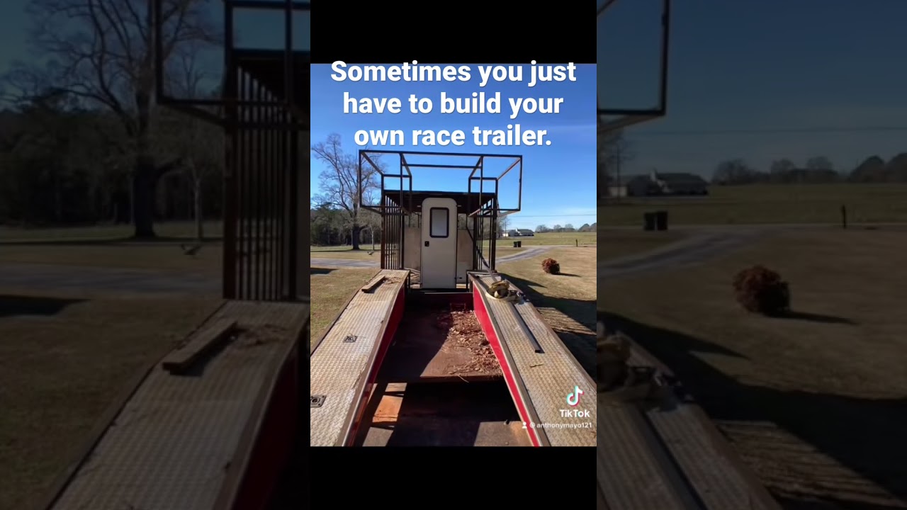 Race car trailer remodel.