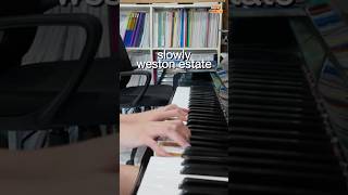 Slowly - Weston Estate piano vocal cover