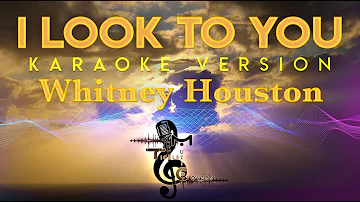 Whitney Houston - I Look To You KARAOKE (W/Backing Vocals)