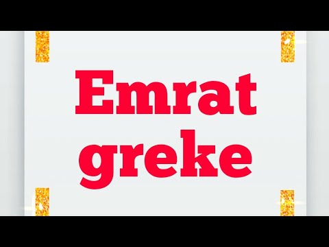 Video: Emrat femra greke dhe kuptimi i tyre