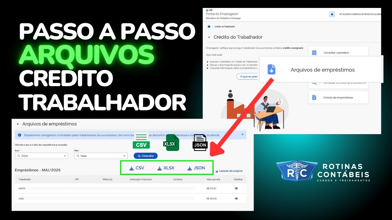 Como Gerar os Arquivos do Crédito do Trabalhador – eConsignado
