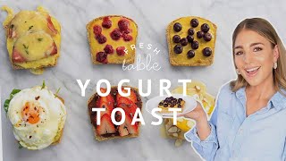 SWEET *AND* SAVORY TIKTOK YOGURT CUSTARD TOAST | Would you try this different yogurt toast?