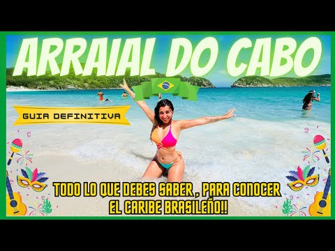 ARRAIAL DO CABO 🇧🇷 - EL MEJOR TOUR EN BARCO🌴- LAS MEJORES PLAYAS - CARIBE BRASILEÑO, ES COMO DICEN?