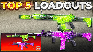 TOP 5 *META* LOADOUTS in WARZONE! 👑