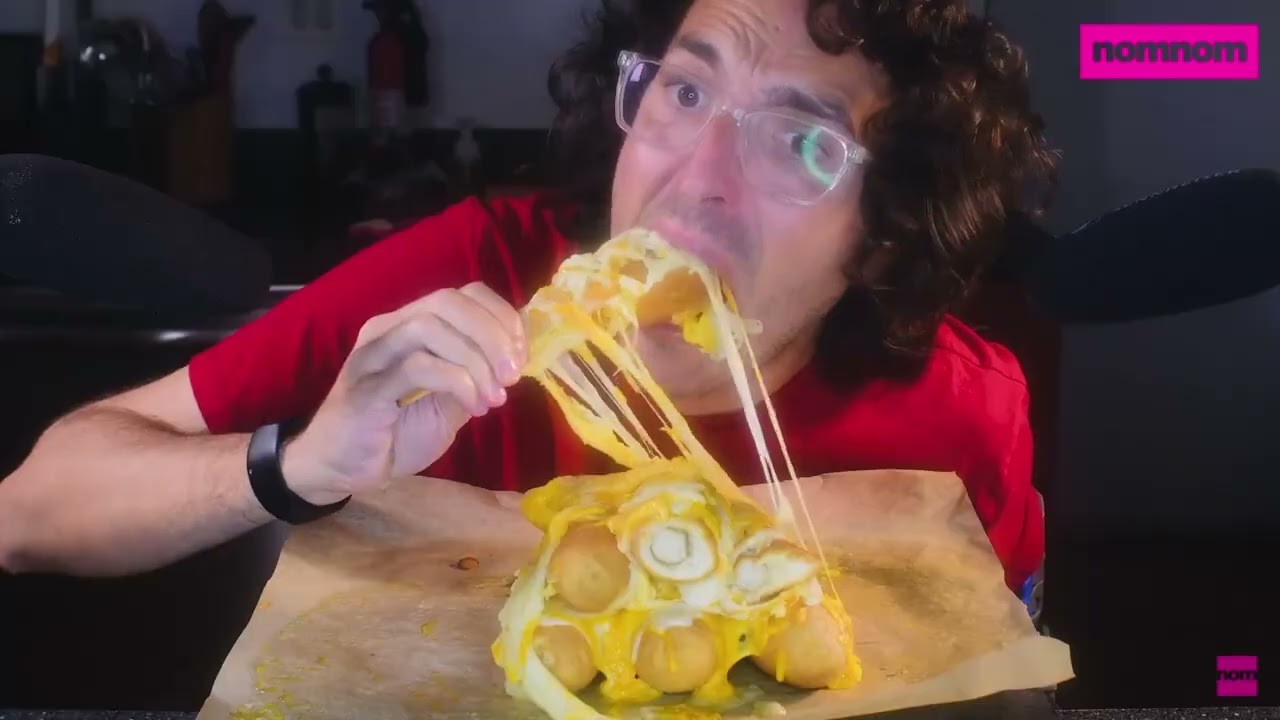 Mukbangers taking funny big bites