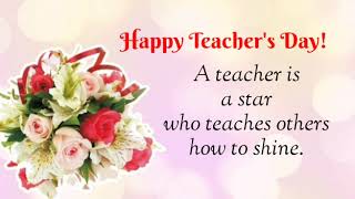 How to wish on Teacher's day. Teacher's day quotes in English. Teacher's day wishes messages.