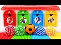 Satisfying Garage ASMR | Making 6 Super Sonimk Doors Crazy Unbozing Slime Balls INTO Garage ASMR