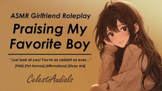 ASMR Girlfriend Praises Her Favorite Boy Before Bed [F4M] [Pet Names] [Affirmations] [Sleep Aid] screenshot 4