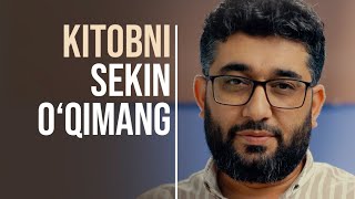 Kitobni sekin oʻqimang! | @XizrAbdulkarim