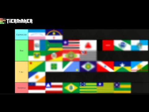 Create a Bandeiras dos Estados Brasileiros Tier List - TierMaker