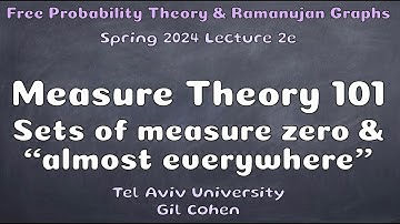 FPT Lecture2e - Measure theory 101: Sets of measure zero and "almost everywhere"